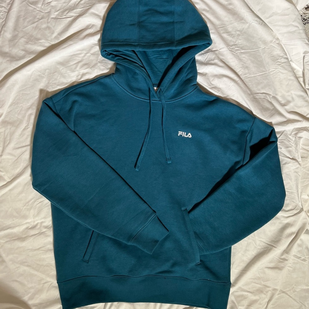 Blue FILA hoodie